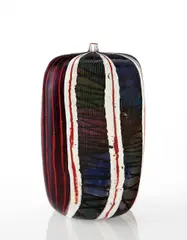 Yoichi Ohira, Unique large vase, from the ‘Polvere’ series, 2004, Handblown glass with murrine , granular and powder inserts, partial inciso and polished surface