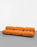 Mario Bellini, Early 'Camaleonda' modular sofa, with three A+B units