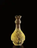Simon and Nikolai Haas, Unique 'Dark Father Accretion' vase, 2014, Hand-thrown and slip-decorated porcelain, Complex B glaze