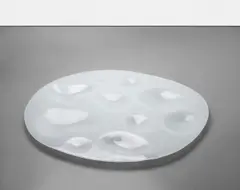 'Garden Plate' low table by Junya Ishigami, designed 2010, Sanded and slumped glass, offered May 2016