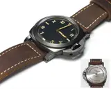 Panerai, A fine and unique Titanium and DLC coated wristwatch 3 Day power reserve