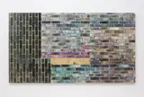 Kelley Walker, Untitled, 2008, collage, silkscreen on canvas