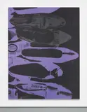 Andy Warhol, Diamond Dust Shoes, 1980, acrylic, silkscreen ink, diamond dust on canvas