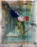 Julian Schnabel, Sonanbul, 2005, oil, wax, resin on digitally printed canvas