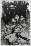 Peter Sutherland, The Mountain - Chrome, 2013, mixed media on coated Masonite