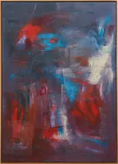 Artex Painting by Dan Rees, 2011, oil on canvas, sold Feb 2015