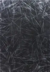 Scott Reeder, Untitled (Pasta Painting), 2013, acrylic, enamel on canvas