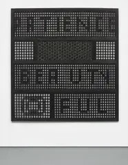 Susan Hefuna, Patience is Beautiful, 2008, wood, black ink