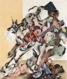 Ahmed Alsoudani, Untitled, 2010, acrylic, charcoal on canvas