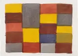 Sean Scully, Landbar 12.20.09, 2009, watercolour, pencil on paper