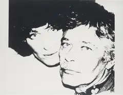 John and Lorraine Chamberlain by Andy Warhol, 1978, screenprint on Curtis Rag paper, offered Feb 2015