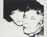 Andy Warhol, John and Lorraine Chamberlain, 1978, screenprint on Curtis Rag paper