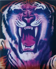 Untitled (Tiger, Bursting) by Piotr Uklański, 1998, chromogenic print, face-mounted to Perspex, flush-mounted to aluminium, offered Feb 2015