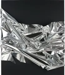Untitled by Anselm Reyle, 2008, acrylic, foil on canvas, in artist's acrylic glass box, sold Feb 2015
