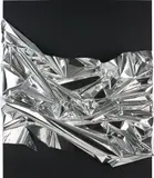Anselm Reyle, Untitled, 2008, acrylic, foil on canvas, in artist's acrylic glass box