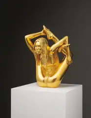 Marc Quinn, Maquette for Siren, 2008, 24k gold leaf on bronze