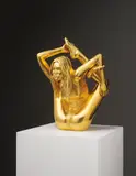 Marc Quinn, Maquette for Siren, 2008, 24k gold leaf on bronze