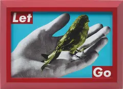 Untitled (Let Go) by Barbara Kruger, 2007, chromogenic print, in artist's frame, sold Feb 2015