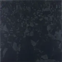 Wayne Gonzales, Seated Crowd, 2007, acrylic on canvas