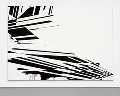 Anselm Reyle, Taymir IV (for Victor Vasarely), 2003, acrylic on canvas