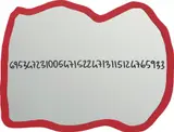 Frattali by Michelangelo Pistoletto, 1999-2000, acrylic on shaped mirror, sold Feb 2015