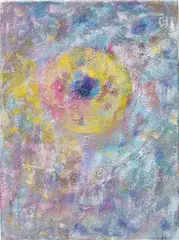 Jean-Baptiste Bernadet, Untitled (Punctum VI), 2014, oil on canvas