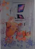 Parker Ito, Contemporary Internet Lifestyles, 2013, vinyl over UV-print and screenprint on 3M Scotchlite