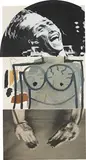 Exquisite Corpse #99 by Joe Bradley and Ann Hamilton Ethan Breckenridge, 2012, paper collage, photograph, watercolour, charcoal, pencil on paper, offered Apr 2015
