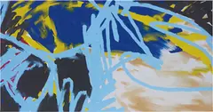 Microsoft Store Painting by Michael Manning, 2013, acrylic medium, digital print on canvas, sold Apr 2015