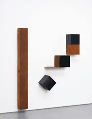 Aktive Stagnation by Katja Strunz, 2005, rusted and powder coated steel, sold Apr 2015