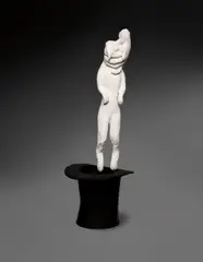 Sigh, Sigh, Sherlock! by Urs Fischer, 2004, plaster, fibre-glass, brass, sold Apr 2015