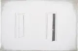 Friday August 4th by Ugo Rondinone, 2006, gesso, collage, graphite on canvas, sold Apr 2015