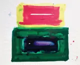 Untitled by Sam Francis, circa 1980, acrylic on paper, offered Apr 2015