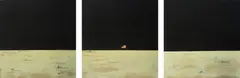 Pavel Pepperstein, Untitled, 2005, oil on canvas, in three parts