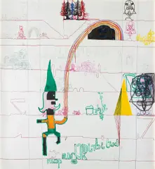 Nick Lowe, Untitled, 2002, acrylic, watercolour, ink on paper