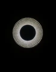 Ax by Ann Veronica Janssens, 2006, white LED 'Ring-Lite' photographer's ring flash, control unit, sold Apr 2015