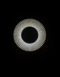Ann Veronica Janssens, Ax, 2006, white LED 'Ring-Lite' photographer's ring flash, control unit