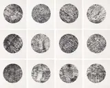 Richard Long, Rock Drawings: An Eight Day Walk in the Rimrock Area of the Mojave Desert Southern California, 1994, twelve screenprints