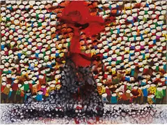 Neil Farber, Untitled, 2006, coloured ink, acrylic, gel media on paper