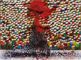 Neil Farber, Untitled, 2006, coloured ink, acrylic, gel media on paper