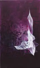 Untitled by Pooya Aryanpour, 2009, acrylic on canvas, sold Apr 2015