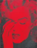 Russell Young, Marilyn Crying, 2013, silkscreen, diamond dust on canvas