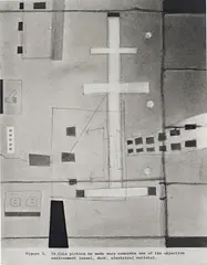 Robert Beck, Untitled ("The House Tree Person Technique" by John N. Buck / "Art and Therapy" edited by Elinor Ulman and Penny Daschinger"), 2000-2005, latent finger print powder, graphite, charcoal, oil pastel, carbon on paper