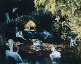 Marnie Weber, Swan Song, 2000, collaged paper, chromogenic print
