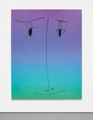 Country Boy by Rob Pruitt, 2011, acrylic, enamel paint, flocking on canvas, sold Jun 2015