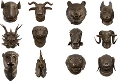 Ai Weiwei, Circle of Animals / Zodiac Heads, 2010, bronze