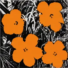 Andy Warhol, Flowers, 1964, silkscreen ink on linen
