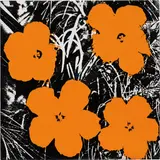 Andy Warhol, Flowers, 1964, silkscreen ink on linen