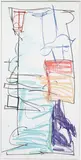 Untitled by Aaron Garber-Maikovska, 2014, ink, chalk pastel on archival stinger board, in artist's frame, sold Jun 2015