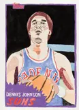 Jonas Wood, DJ, 2009, gouache, coloured pencil on paper